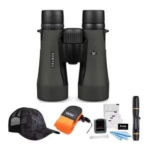 Diamondback 10x50 Binocular with Cap and Accessory Bundle