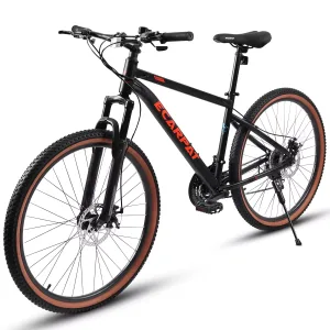 Mountain Bike 27.5 Inch Wheels, 21-Speed Mens Womens Trail Commuter City Mountain Bike,High Carbon steel Frame Bicycles,Red